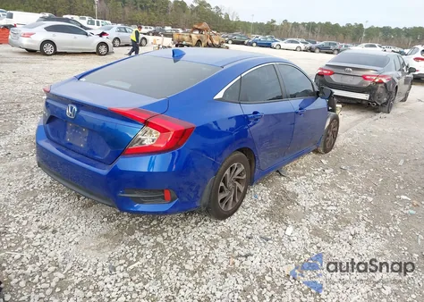2018 Honda Civic Ex from USA, damaged, VIN 2HGFC2F75JH566249